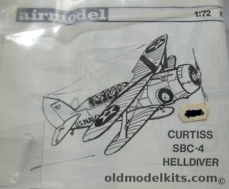 Airmodel 1/72 Curtiss SBC-4 Helldiver - Bagged, 160 plastic model kit